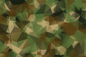 Low poly style camouflage pattern texture background Free Vector