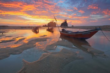 Low Tide during Sunset