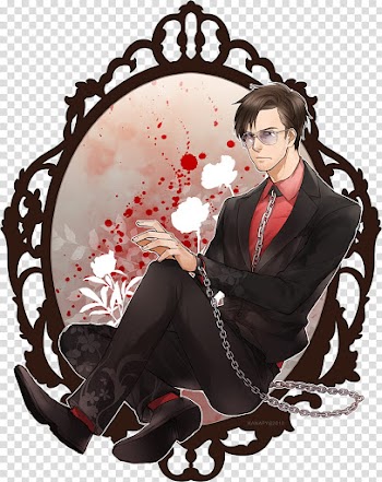 LoX Halloween , black suited man illustration transparent background PNG clipart