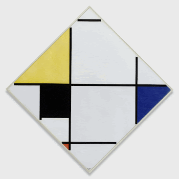 Lozenge Composition with Yellow, Black, | Free Photo - rawpixel