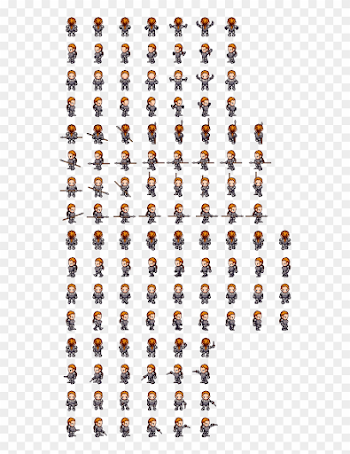 Lpcfemaleplatepreview2 - Pixel Art Character Sprite Sheet, HD Png ...