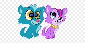 Lps Sunil And Zoe Wolf Pups Vector By Varg45 - Cartoon