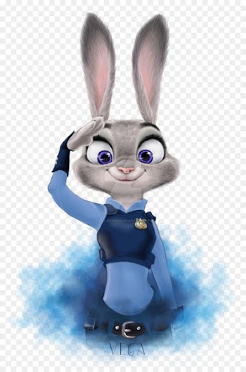 Lt. Judy Hopps Nick Wilde Drawing Mrs. Otterton - lovely rabbit 