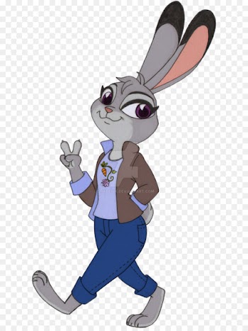 Lt. Judy Hopps Rabbit Bonnie Hopps Easter Bunny Art - rabbit 