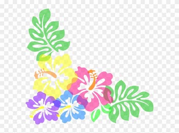 Luau Wallpaper - Clip Art Hawaiian Flower