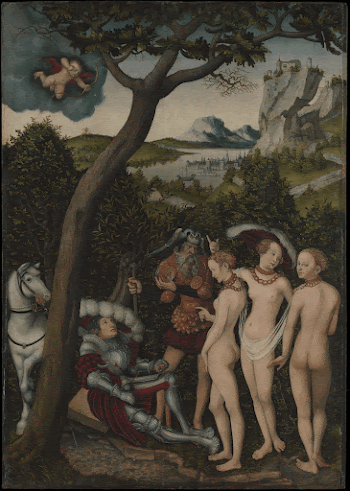 Lucas Cranach's The Judgment of Paris | Free Photo - rawpixel