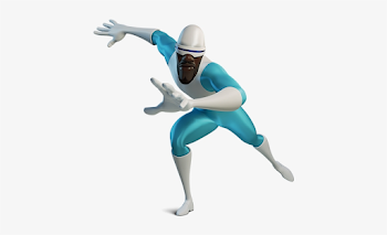 Lucius Best - Frozone From Incredibles 2 Transparent PNG - 449x446 ...