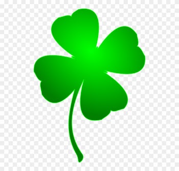 Luck Clipart Four Leaf Clover - St Patricks Day Clover