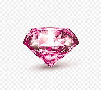 Luck Seminar Wallet Spirituality Amulet - Pink diamond pattern 
