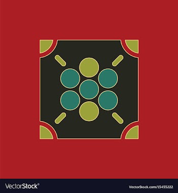 Ludo board game vector image