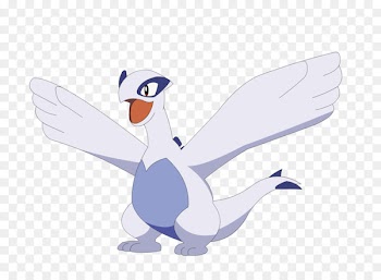 Lugia, Alola, Infant, Bird, Cartoon PNG