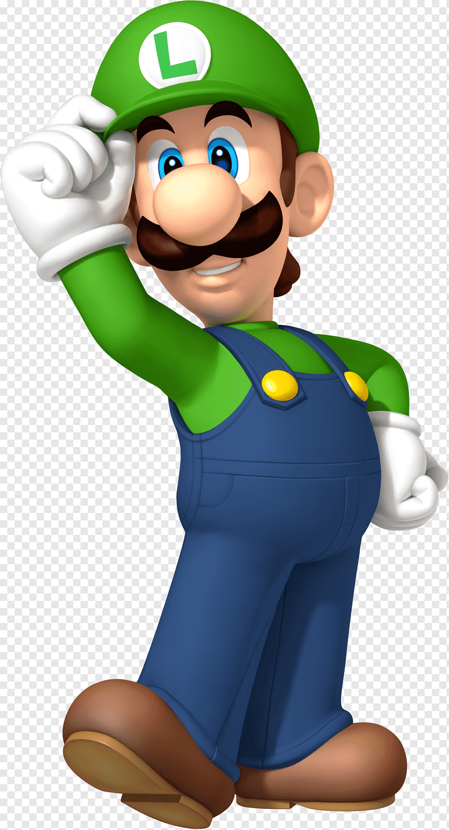 Luigi illustration, Super Mario Bros. New Super Mario Bros Luigi, luigi, super Mario Bros, hand, video Game png