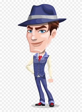 Luigi The Gangster Man - Gangster Girl Cartoon Transparent
