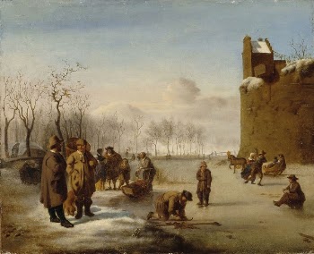 Luistelijoita, kopio adriaen van de | Free Photo - rawpixel