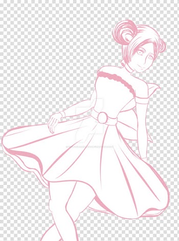 Lulu Fairy Lineart transparent background PNG clipart