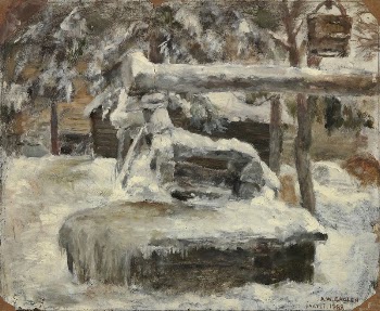 Luminen pihamaa, 1882, by Akseli | Free Photo - rawpixel