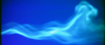 Luminous Cyan-Blue Abstract Wave Form