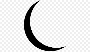 Lunar phase Moon Computer Icons Crescent Clip art - thin 