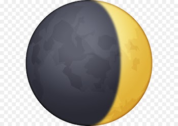 Lunar phase Moon Emoji Crescent - moon 