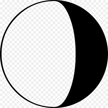 Lunar phase New moon Symbol - moon 