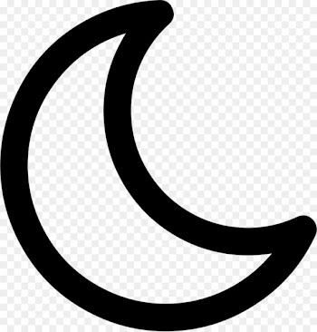 Lunar phase Outline of the Moon Shape - moon 