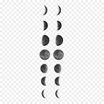 Lunar phase Tattoo Full moon Lunar calendar - moon 