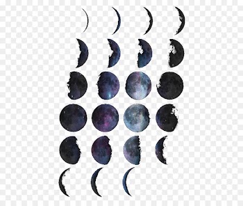 Lunar phase Vitruvian Man Moon Tattoo Earth - abstract shading 