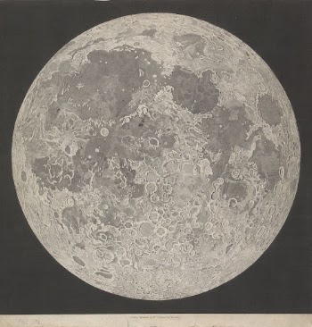 Lunar Planisphere, Hypothetical Oblique Light | Free Photo - rawpixel