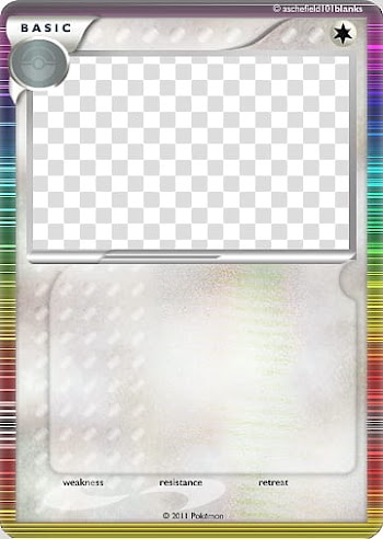 Free: LunarEclipse Blanks , Pokmon trading card frame transparent  background PNG clipart - nohat.cc