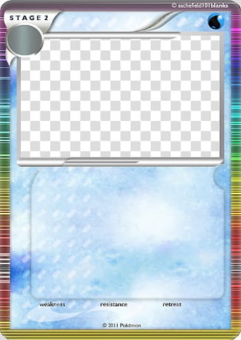 LunarEclipse Blanks , Pokémon trading card frame transparent background PNG clipart