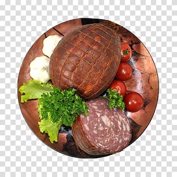 Lunch meat Ventricina Bayonne ham Kielbasa STXNDMD GR USD, smoked meat transparent background PNG clipart