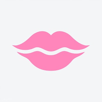 Luscious full lips graphic illustration | Free stock vector - 444663