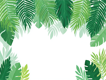 Lush Tropical Botanical Frame
