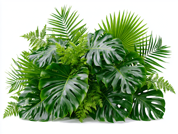 Lush Tropical Foliage Arrangement