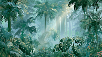 Lush Tropical Forest Landscape