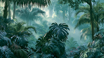 Lush Tropical Forest Landscape