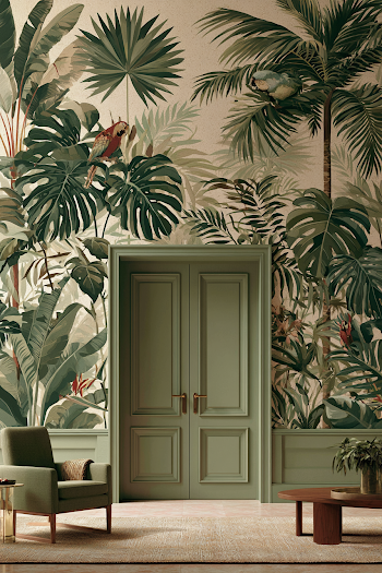 Lush Tropical Jungle Wall Art