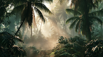 Lush Tropical Rainforest Landscape