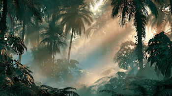 Lush Tropical Rainforest Landscape