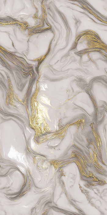 Luxurious Calacatta Marble with Liquid Gold Veins