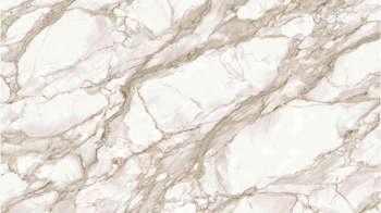 Luxurious Calacatta-Style White Marble Surface