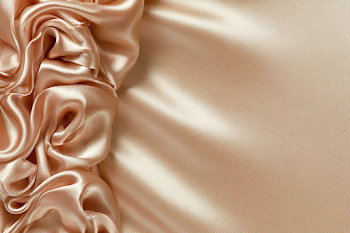 Luxurious Champagne Beige Silk Satin Fabric