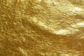 Luxurious Crumpled Gold Foil Texture