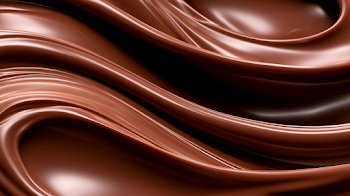 Luxurious Dark Chocolate Abstract Close-Up