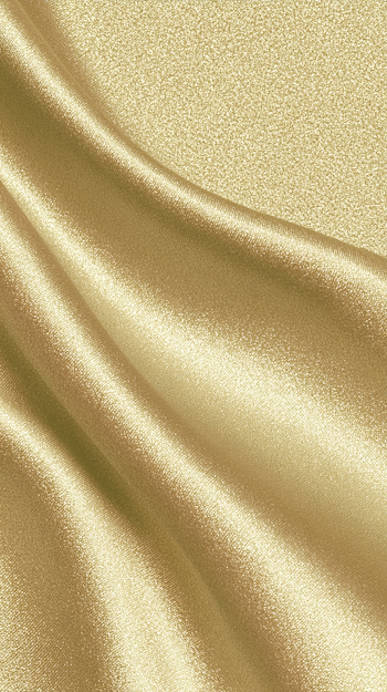 Luxurious Gold Satin Fabric Close-Up