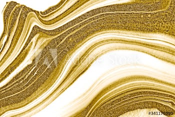 Luxurious golden fluid textured background