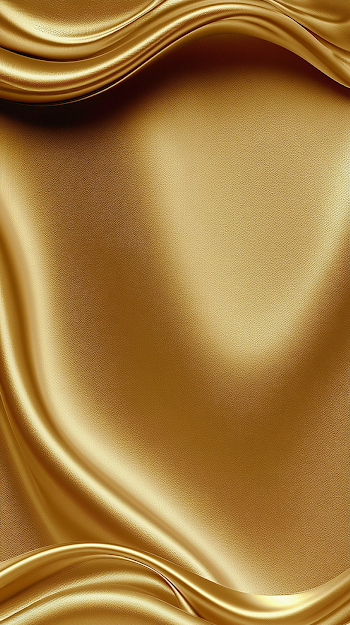 Luxurious Golden Satin Fabric Background