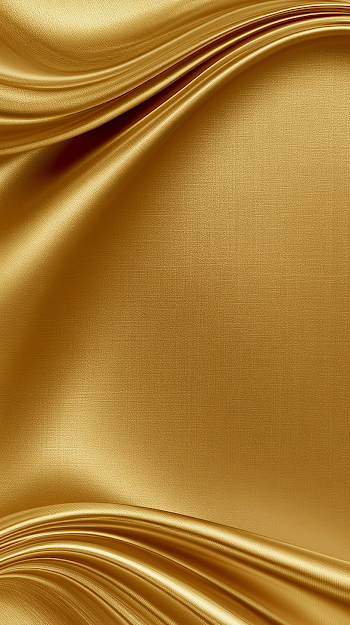 Luxurious Golden Satin Fabric Background
