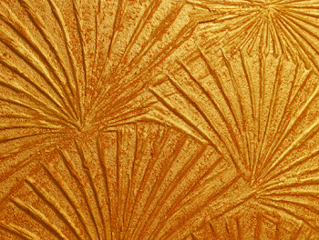 Luxurious Golden Textured Wall Panel