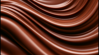 Luxurious Melted Dark Chocolate Waves